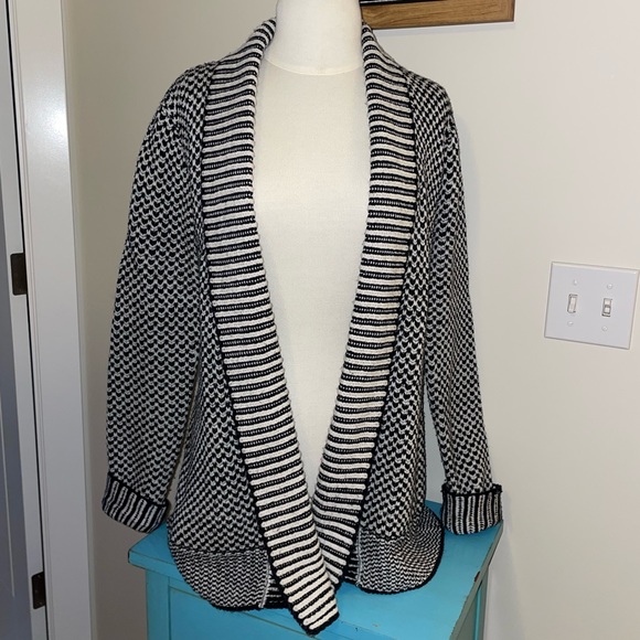 Dex knit open chunky cardigan - Picture 1 of 13